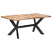 Spisebord 180x90x75 cm heltre med honningfinish