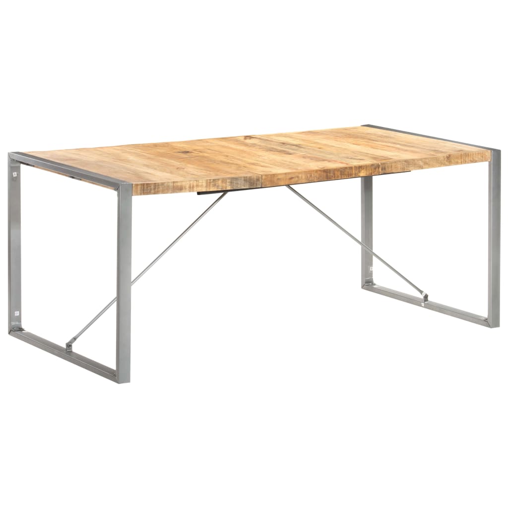 Spisebord 180x90x75 cm grov heltre mango