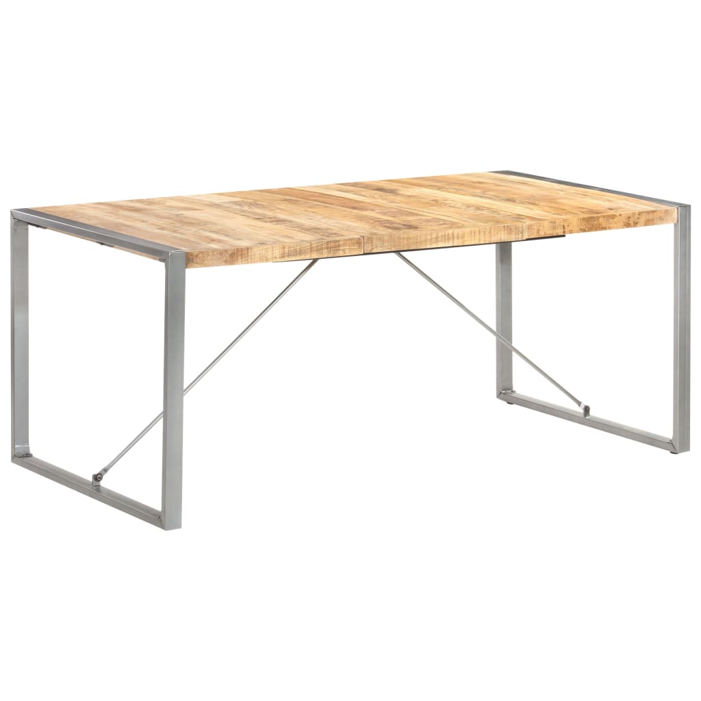 Spisebord 180x90x75 cm grov heltre mango