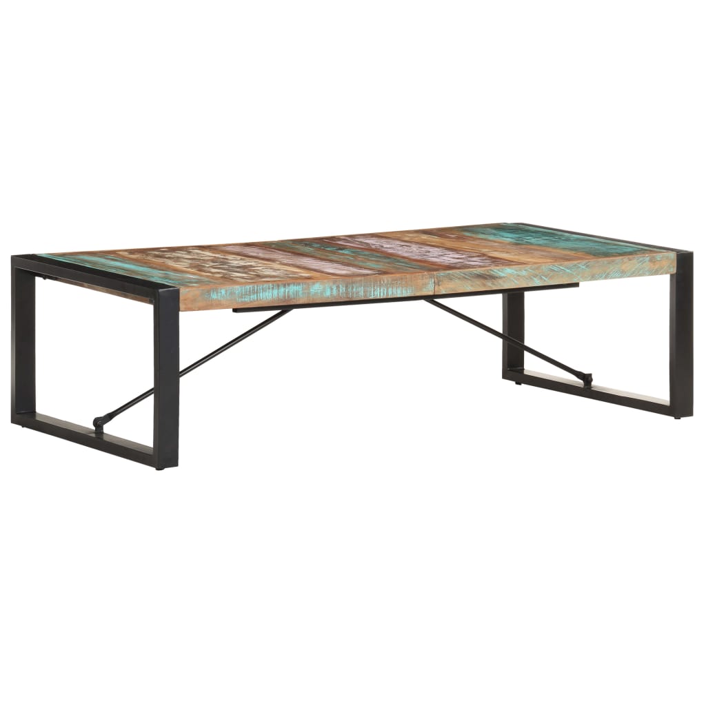 Salongbord 140x70x40 cm gjenvunnet heltre