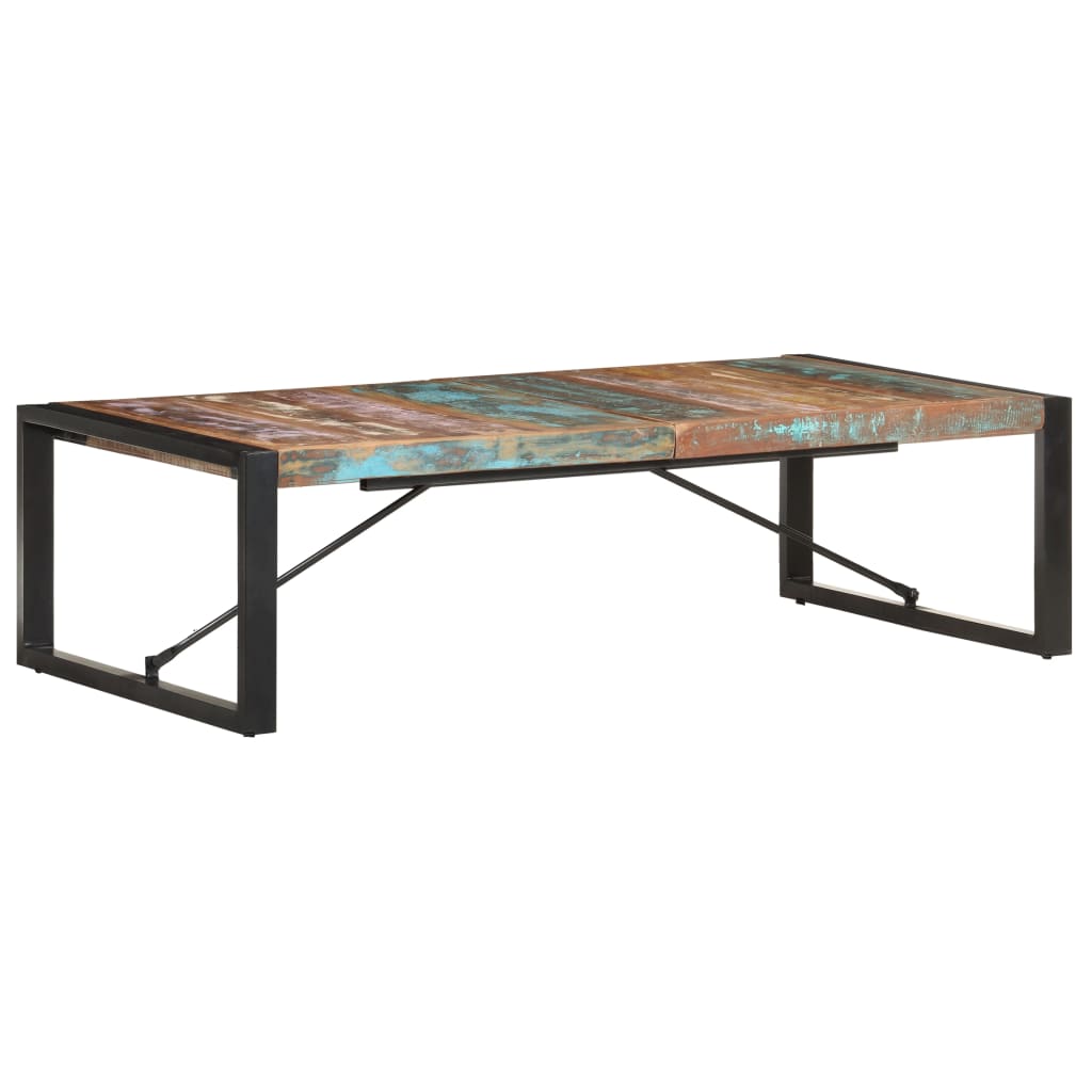 Salongbord 140x70x40 cm gjenvunnet heltre