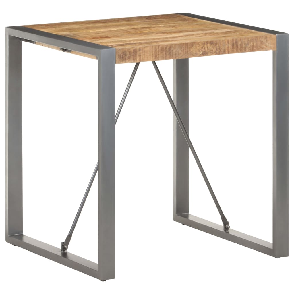 Spisebord 70x70x75 cm grov heltre mango