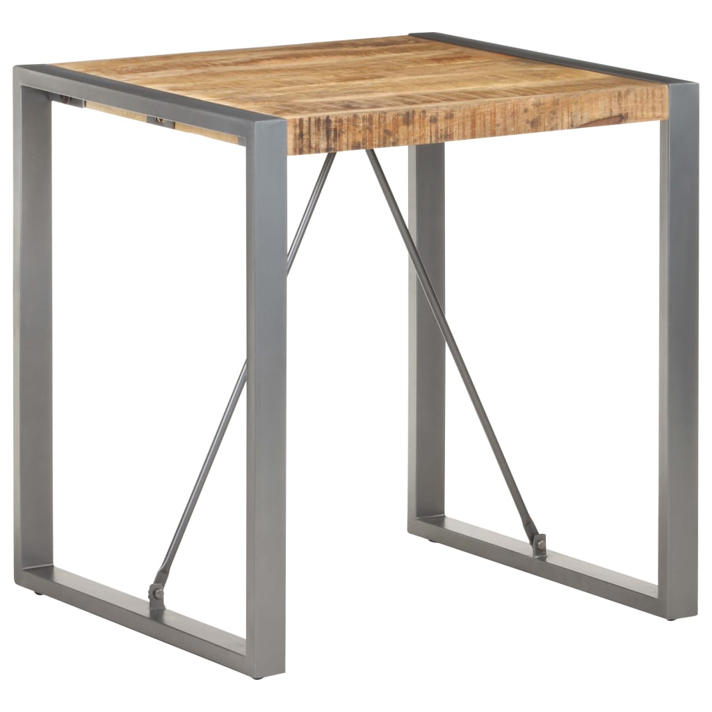 Spisebord 70x70x75 cm grov heltre mango