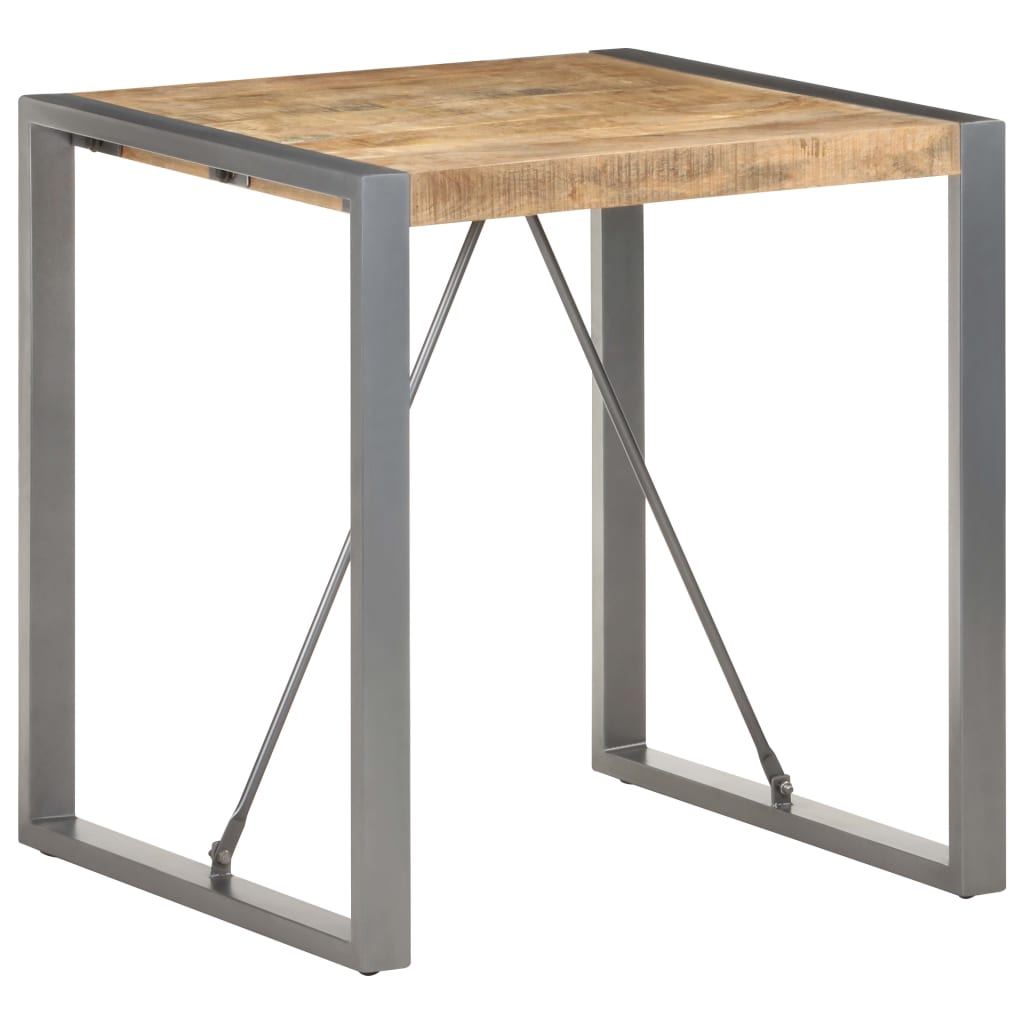 Spisebord 70x70x75 cm grov heltre mango