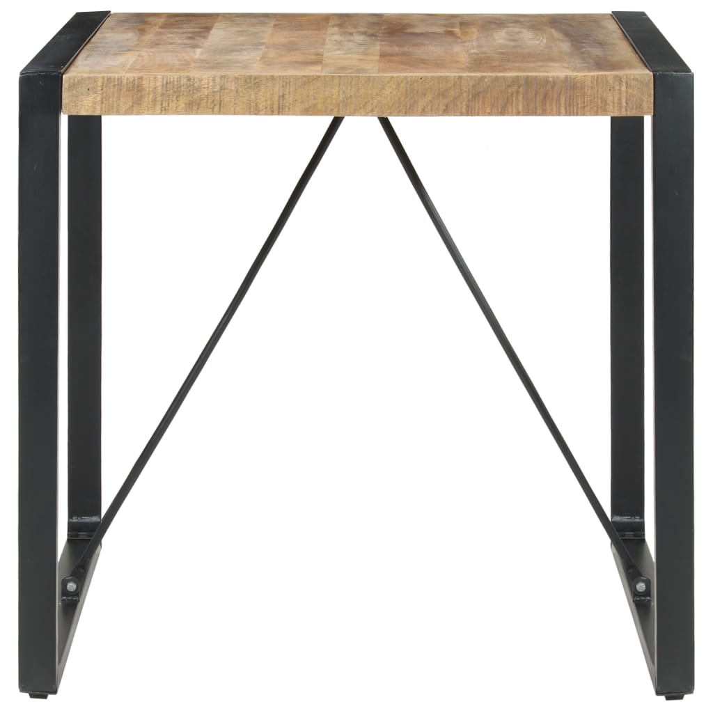 Spisebord 80x80x75 cm grovt mangotre