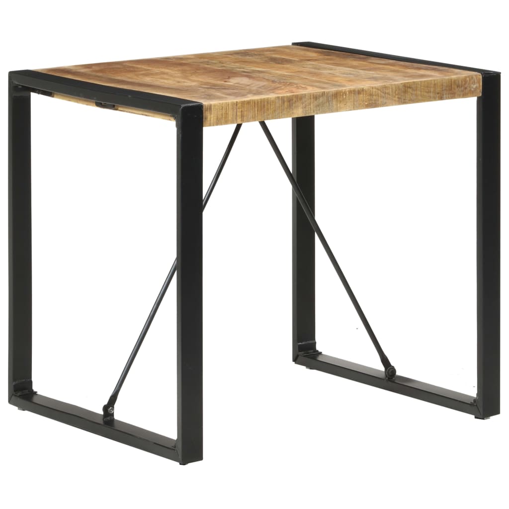 Spisebord 80x80x75 cm grovt mangotre