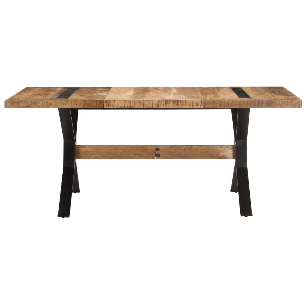 Spisebord 180x90x76 cm grovt mangotre