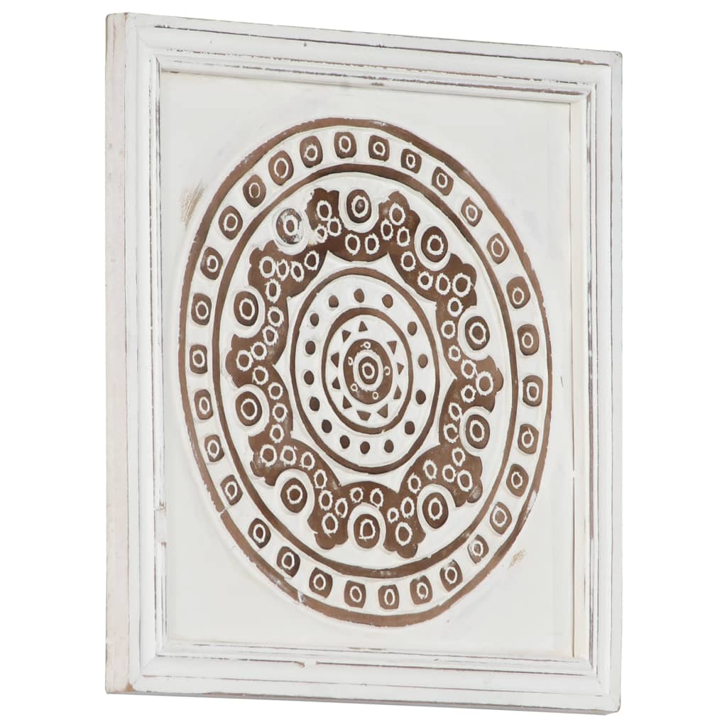 Håndskårne veggpaneler 2 stk MDF 40x40x1,5 cm