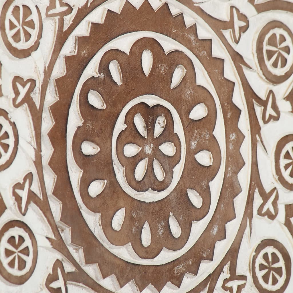 Håndskårne veggpaneler 2 stk MDF 40x40x1,5 cm