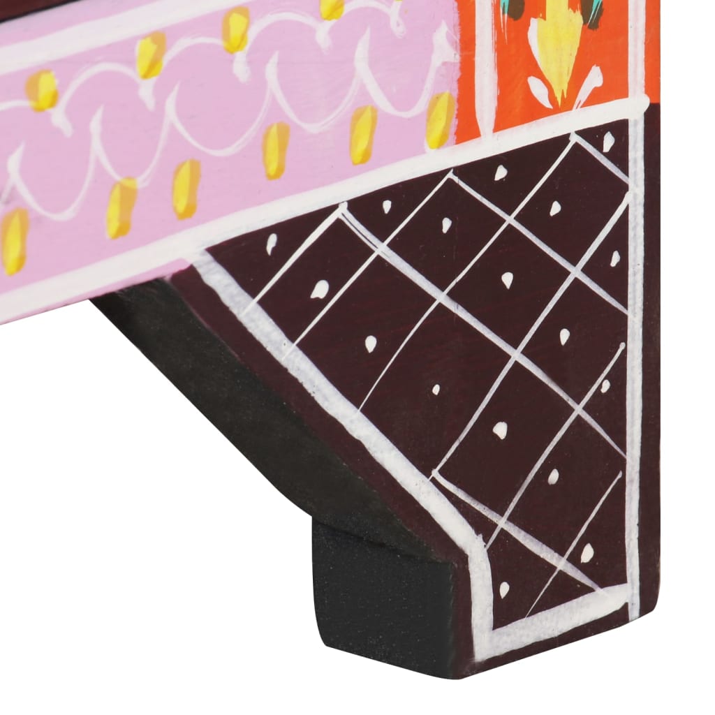 Håndmalt nattbord 40x30x50 cm heltre mango