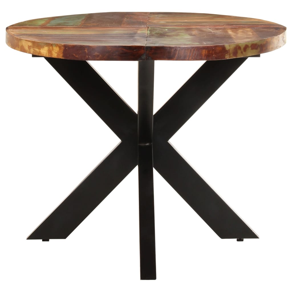 Spisebord ovalt 200x100x75 cm gjenvunnet heltre