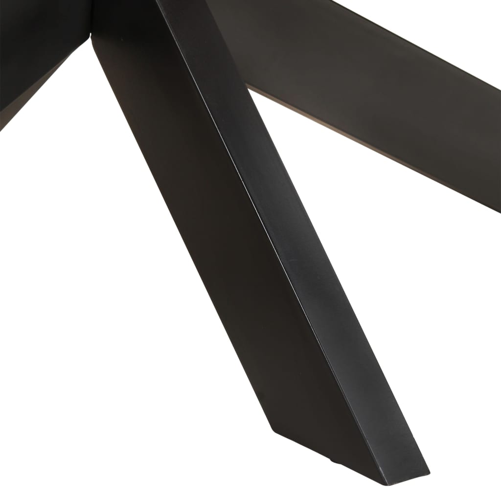 Spisebord ovalt 200x100x75 cm gjenvunnet heltre