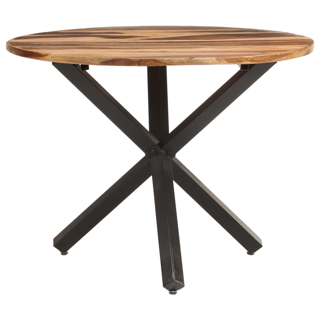 Spisebord 100x100x75 cm akasie med honningfinish