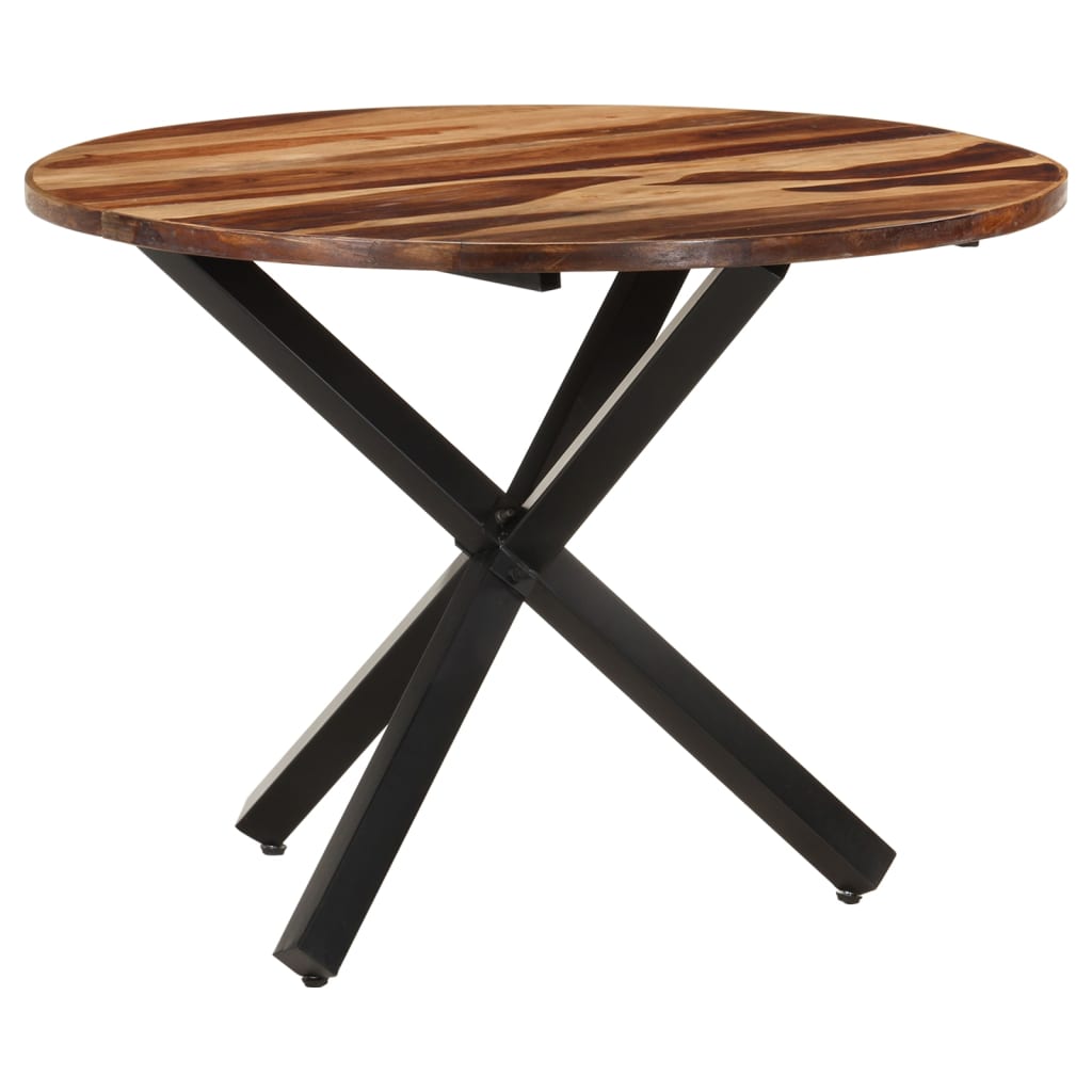 Spisebord 100x100x75 cm akasie med honningfinish
