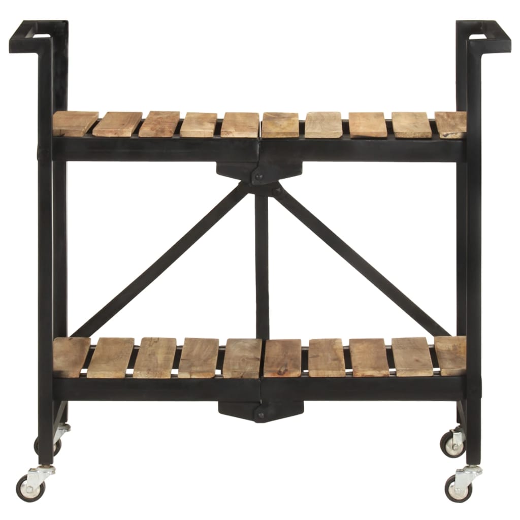 Kjøkkentralle 87x36x81 cm heltre mango