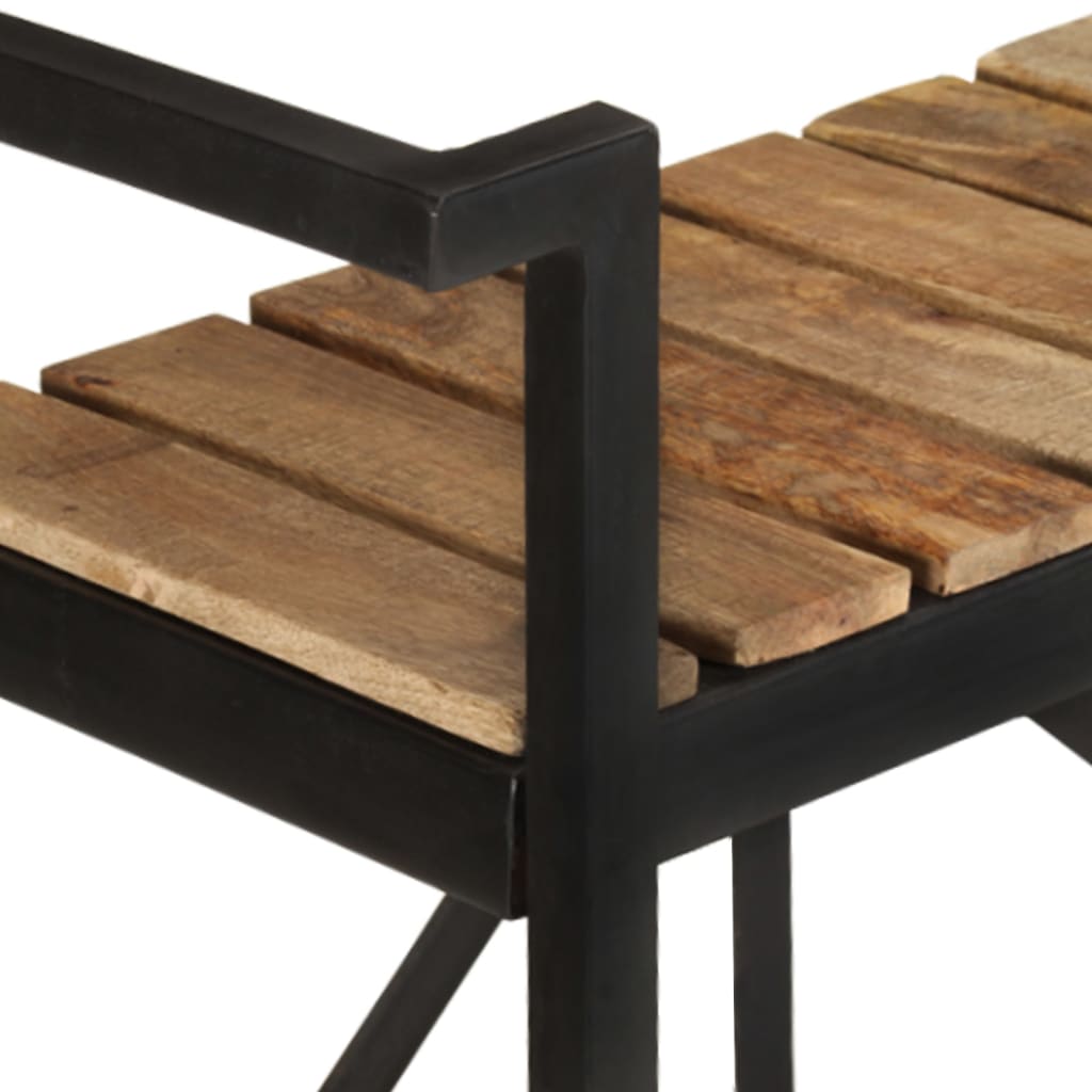 Kjøkkentralle 87x36x81 cm heltre mango