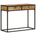 Konsollbord 100x35x75 cm heltre mango