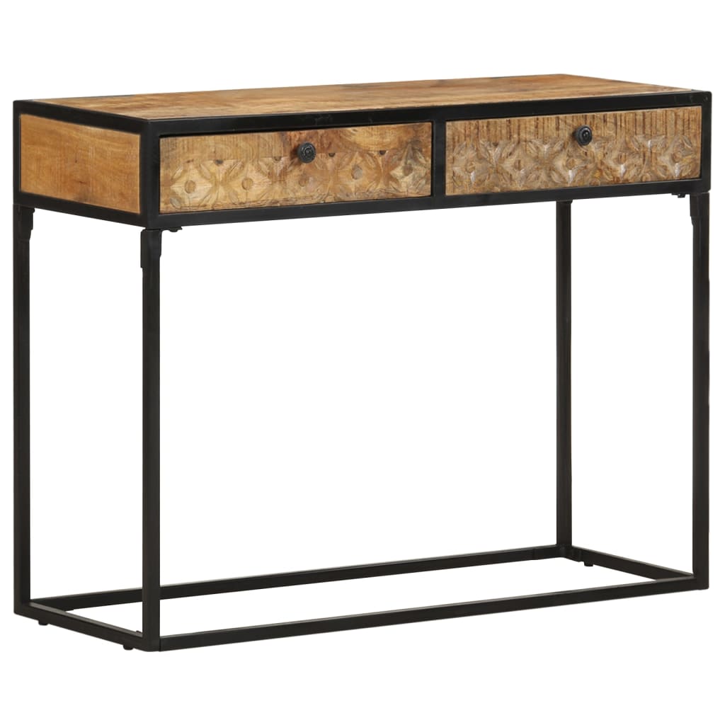 Konsollbord 100x35x75 cm heltre mango
