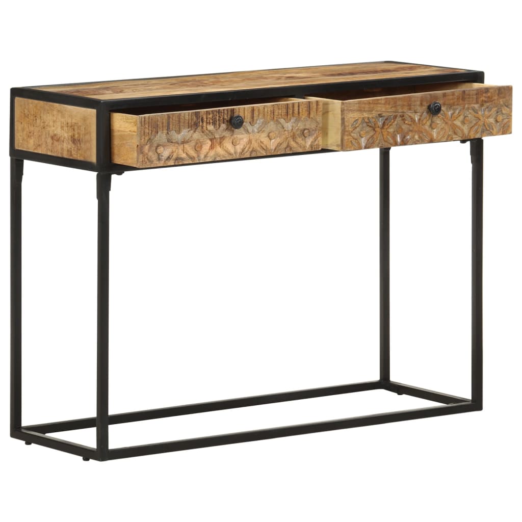 Konsollbord 100x35x75 cm heltre mango
