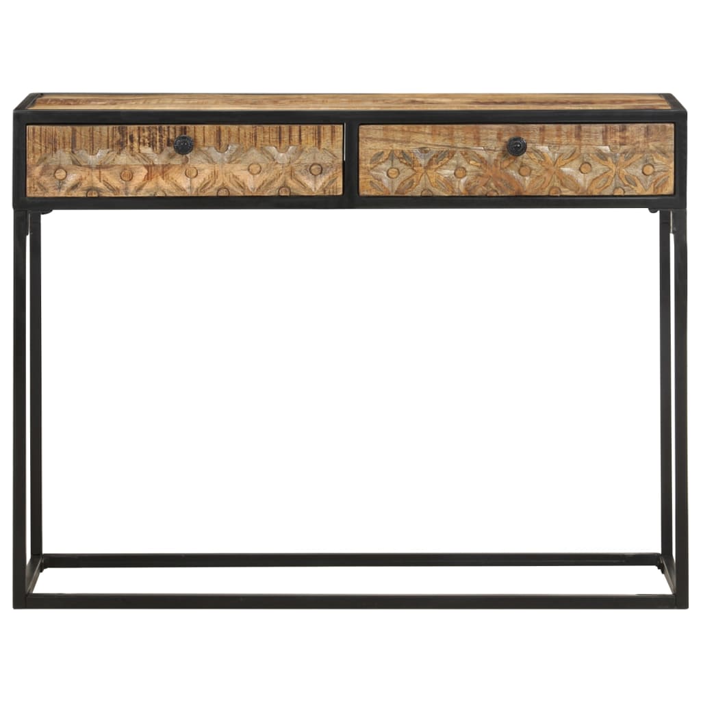 Konsollbord 100x35x75 cm heltre mango
