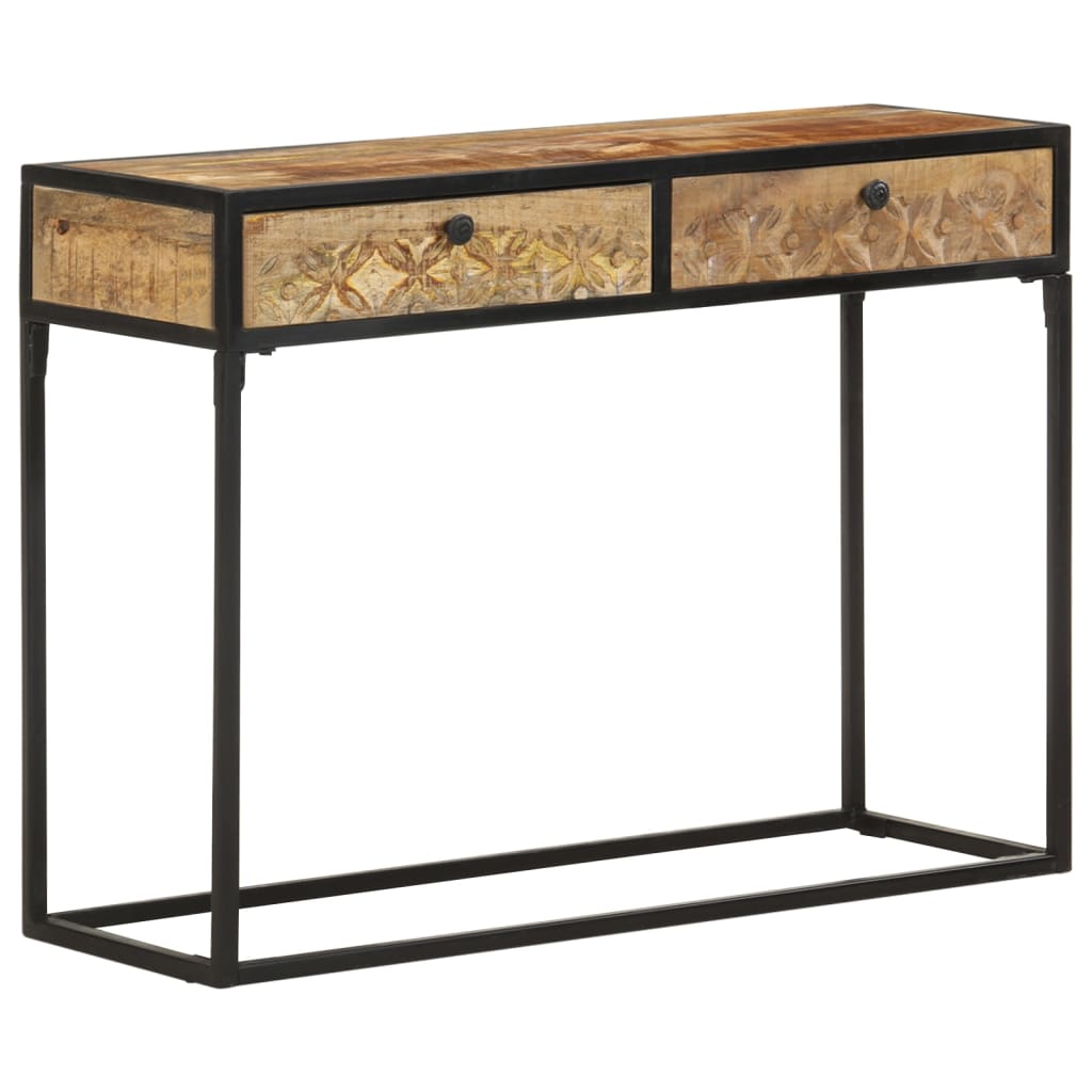 Konsollbord 100x35x75 cm heltre mango