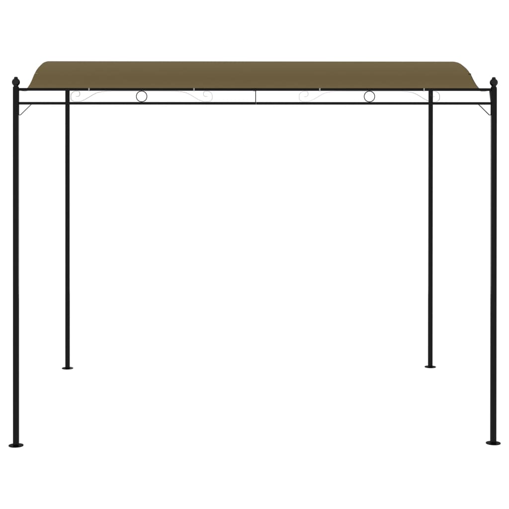 Hagemarkise 3x2,4 m gråbrun 180 g/m²