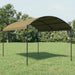 Paviljong 4x3x2,6 m gråbrun 180 g/m²
