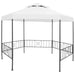 Hagepaviljong 323x275x265 cm hvit 180 g/m²