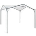 Paviljong 3x3x2,6 m hvit 180 g/m²