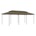 Paviljong 600x298x270 cm gråbrun 180 g/m²