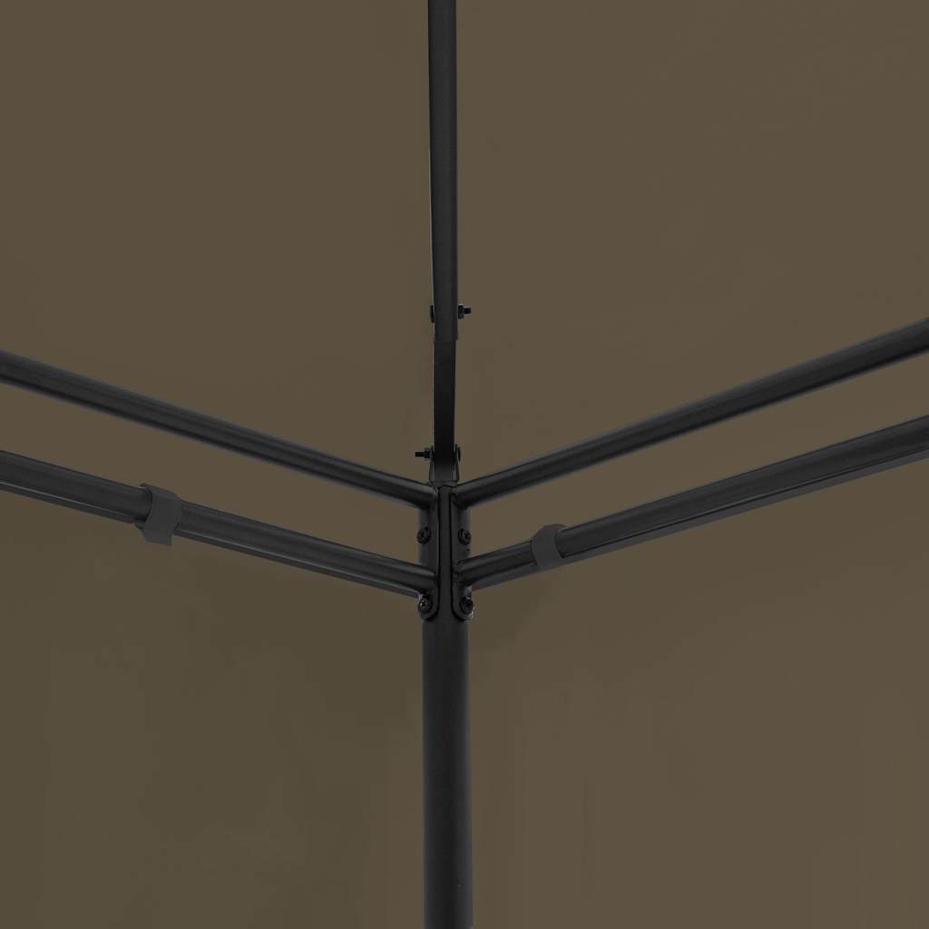 Paviljong 600x298x270 cm gråbrun 180 g/m²