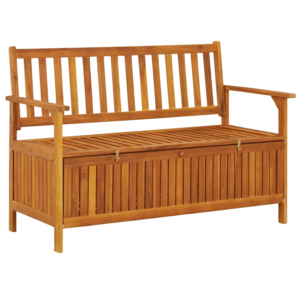 Oppbevaringsbenk hage 120 cm heltre akasie