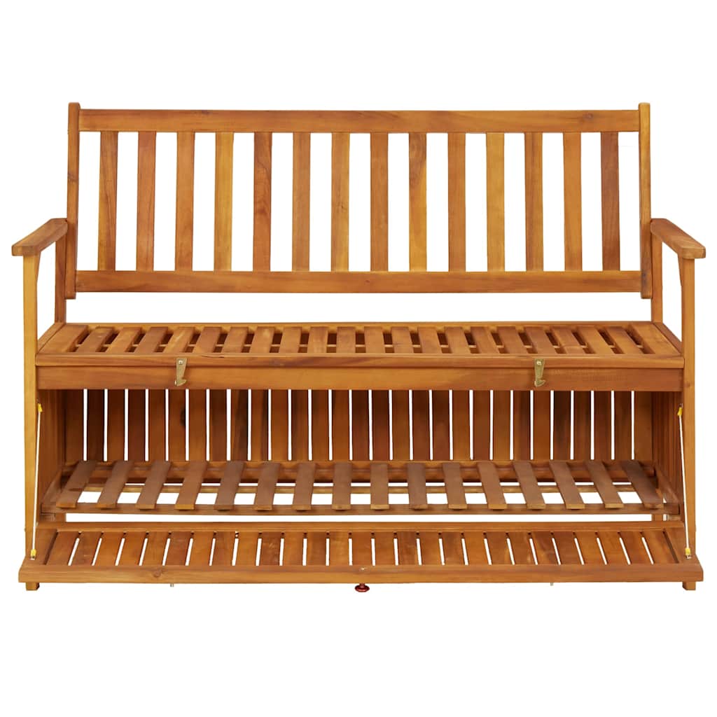 Oppbevaringsbenk hage 120 cm heltre akasie