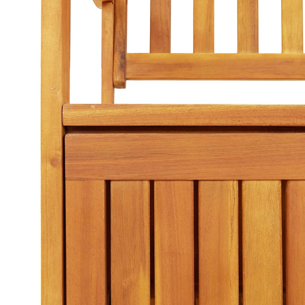 Oppbevaringsbenk hage 120 cm heltre akasie