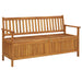 Oppbevaringsbenk hage 148 cm heltre akasie