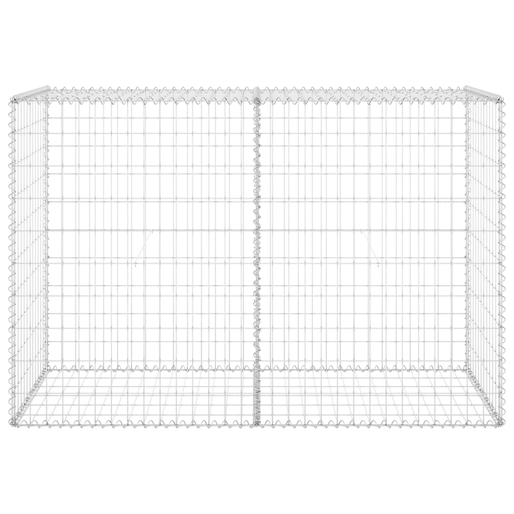 Gabion med dekker galvanisert stål 150x60x100 cm