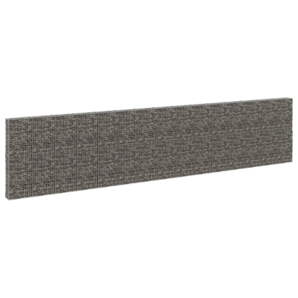 Gabion med topp- og bunndekke galvanisert stål 900x30x200 cm