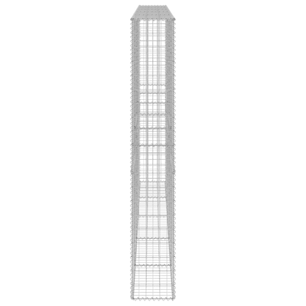 Gabion med topp- og bunndekke galvanisert stål 300x30x200 cm