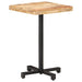 Bistrobord firkantet 50x50x75 cm grovt mangotre vidaXL