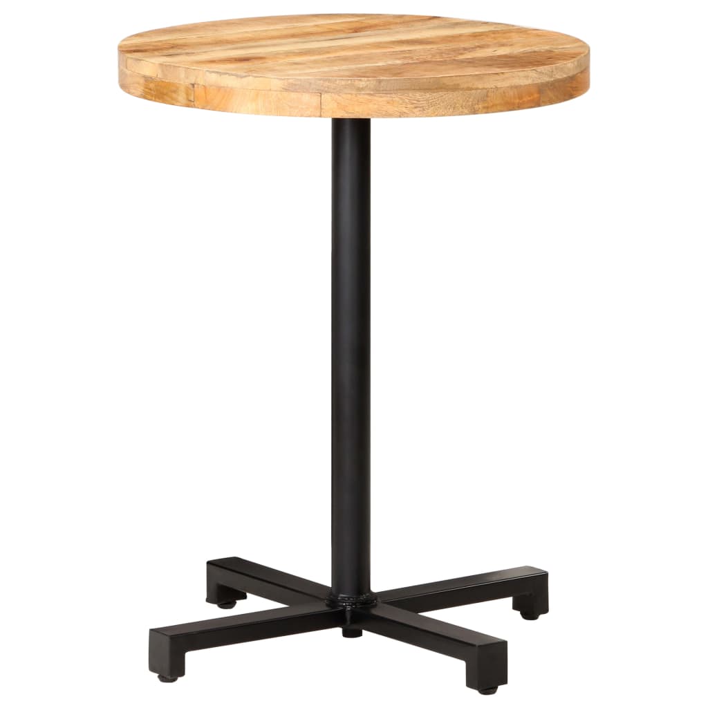 Bistrobord rundt Ø60x75 cm grovt mangotre