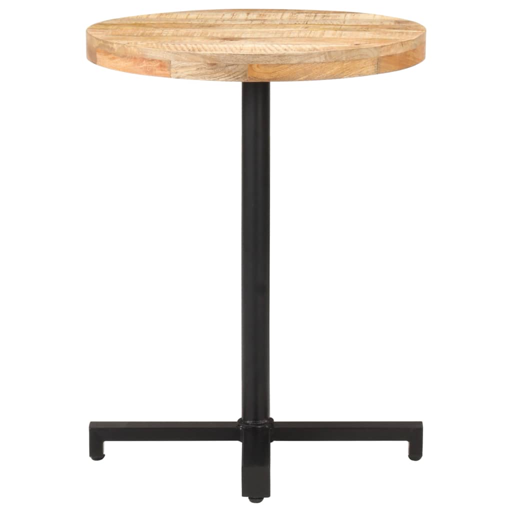 Bistrobord rundt Ø60x75 cm grovt mangotre