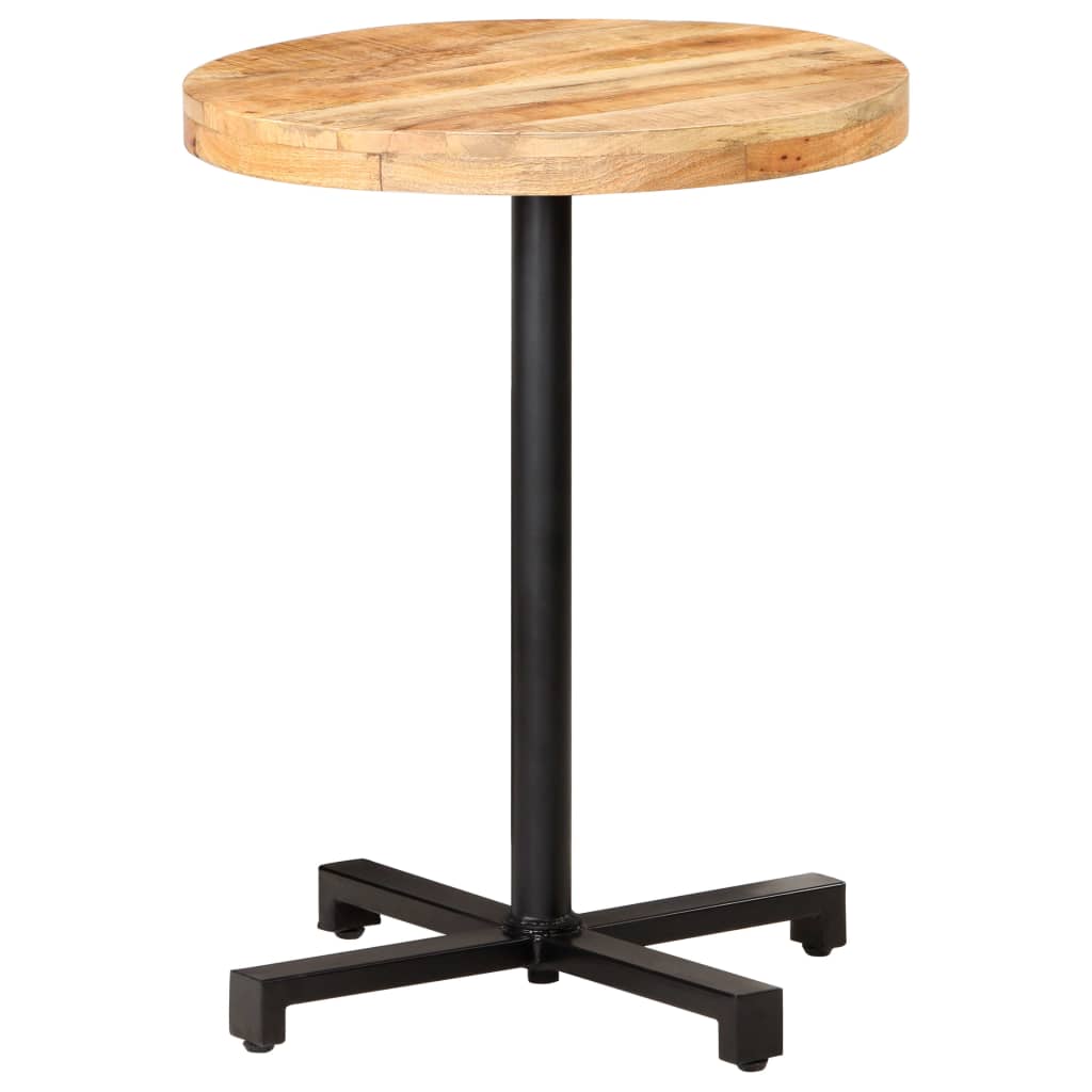 Bistrobord rundt Ø60x75 cm grovt mangotre
