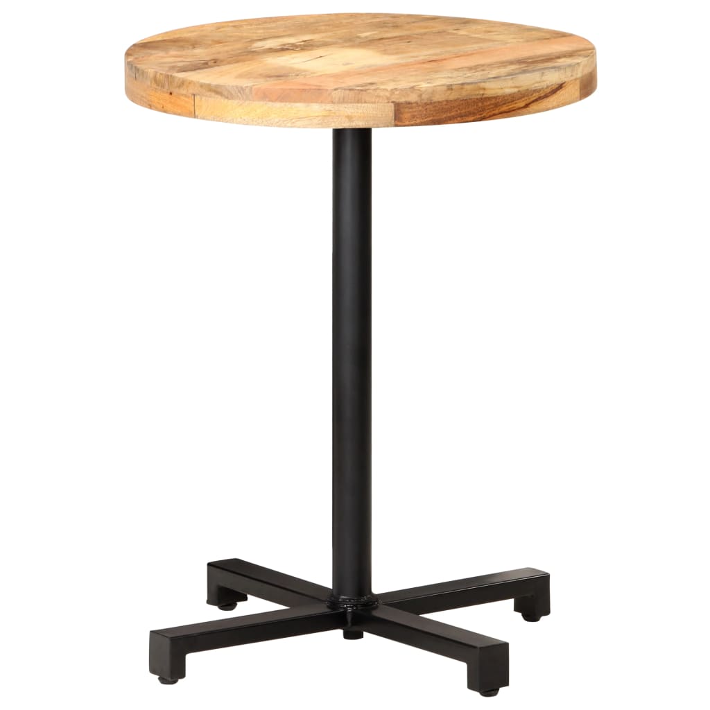 Bistrobord rundt Ø60x75 cm grovt mangotre