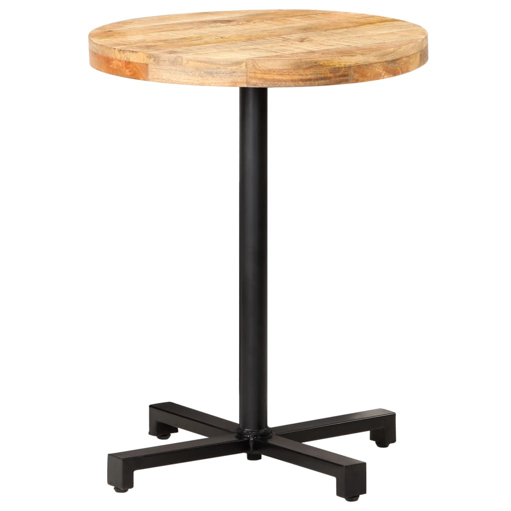 Bistrobord rundt Ø60x75 cm grovt mangotre