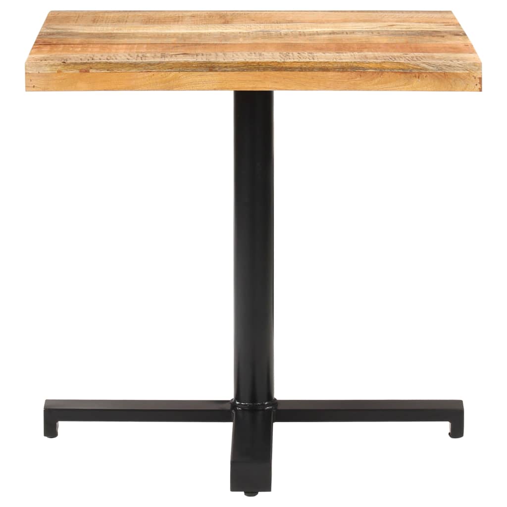Bistrobord firkantet 80x80x75 cm grovt mangotre