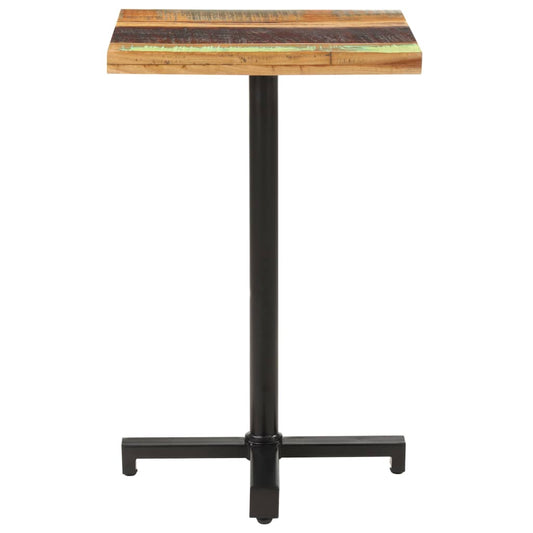 Bistrobord firkantet 50x50x75 cm gjenvunnet heltre