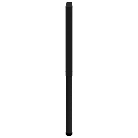 Justerbare arbeidsbenkerammer 2 stk metall 85x(69-95,5)cm svart