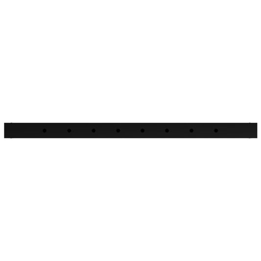 Justerbare arbeidsbenkerammer 2 stk metall 85x(69-95,5)cm svart