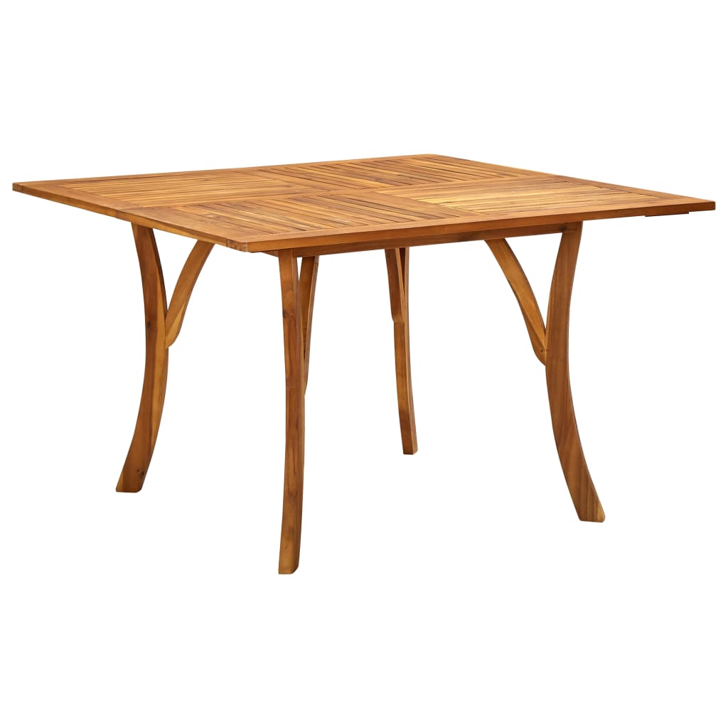 Hagebord 120x120x75 cm heltre akasie