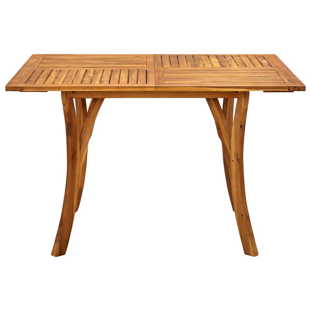 Hagebord 120x120x75 cm heltre akasie